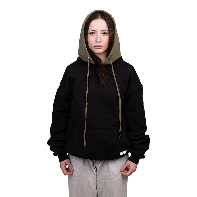 The Quiet Tactician - Olive Green Hood