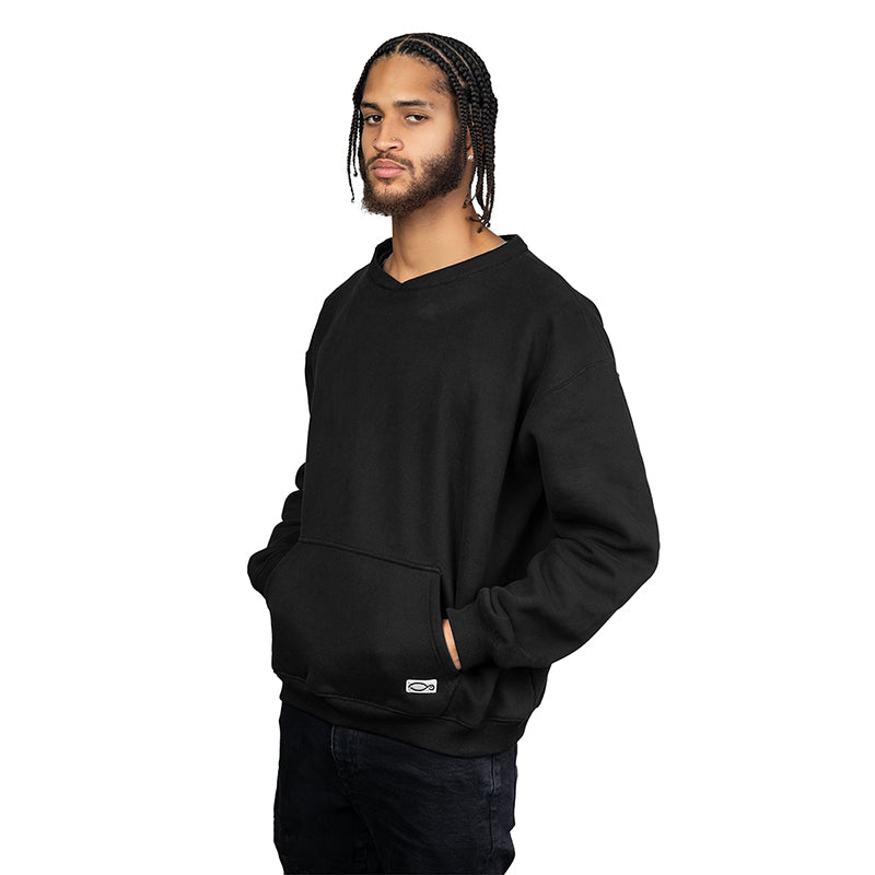 Base - Classic Black V-neck